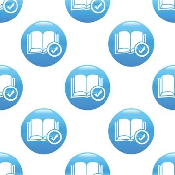 Selected book sign pattern Stock Illustration