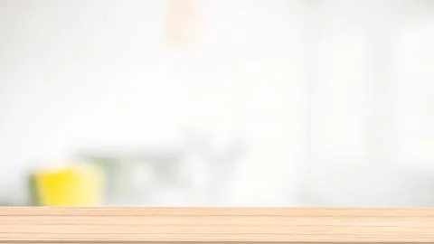 The Selected focus empty wooden table for photomontage or product display 3.. Stock Illustration