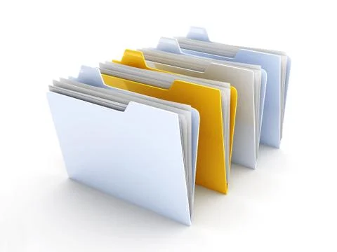 Selected folder Illustrazione stock