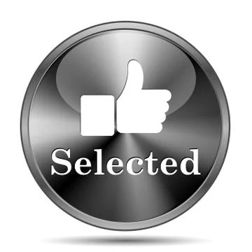 Selected icon Stock Illustration