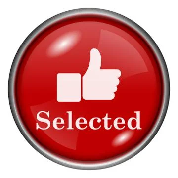 Selected icon Stock Illustration