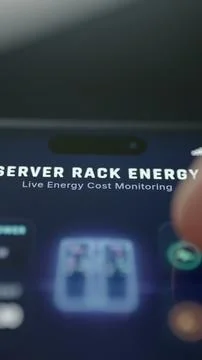 Selected vertical stock frame featuring a dark mobile interface for live Stock Photos