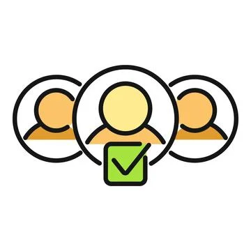 Selecting the best candidate for recruitment and hiring Stock Illustration