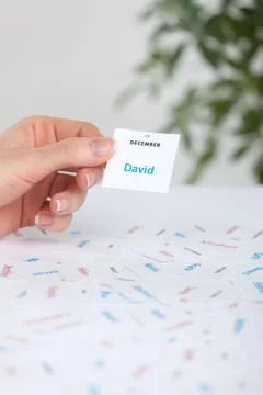 Selecting first name Stock Photos