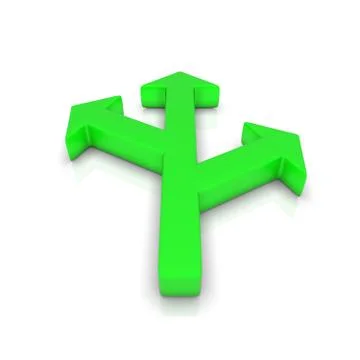 Selecting the right direction Stock Illustration