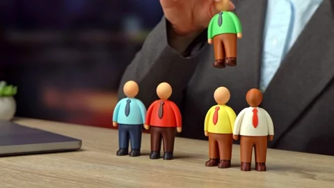 Selecting a suitable candidate for the position. Recruitment decision moment, Stock Footage 342259154