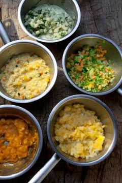 A selection of accompaniments Stock Photos
