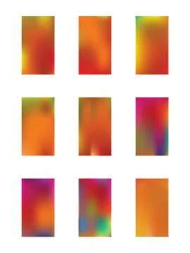 A selection of background illustrations. Stock Illustration