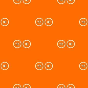 Selection buttons yes and no pattern seamless 스톡 일러스트