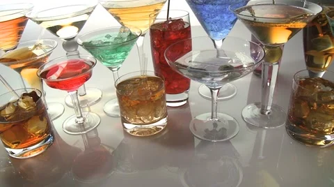 SELECTION OF COCKTAILS 動画素材 59005178