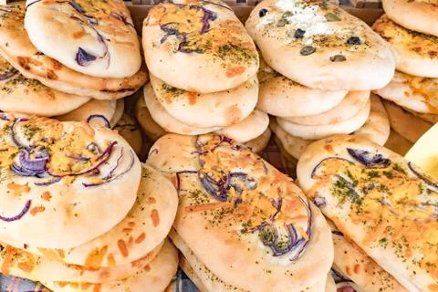 Selection of Different kinds of artisan bread Stock Photos