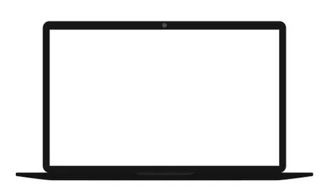 Selection of electronics and white screen Stock Illustration