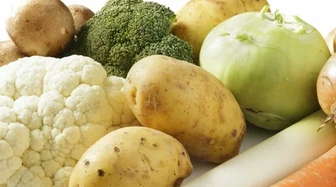 Selection of fresh vegetables Stock Footage 62519111