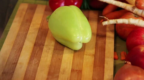 Selection of fresh vegetables for soup Stock Footage 34253995