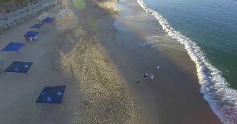 A selection of high quality 4K shots of Acapulco's main touristic beach area Stock Footage 72225928