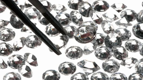 Selection of Large Diamonds HD Video stock 115960436