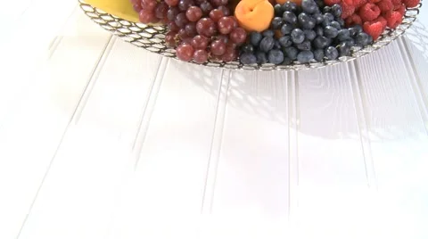 SELECTION OF ORGANIC FRUIT 動画素材 58942934