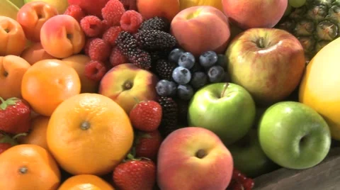 SELECTION OF ORGANIC FRUIT Vidéo 58943239