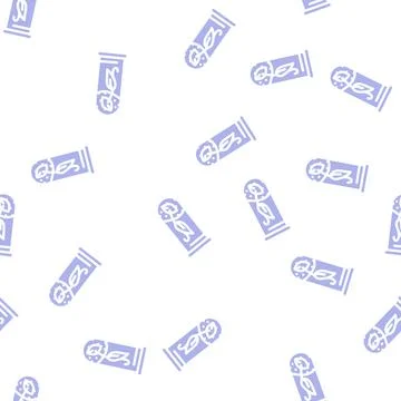 Selection plant glyph vector seamless pattern イラスト素材
