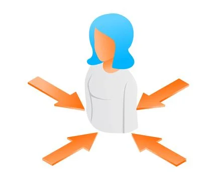 A selection of profiles from all corners of the isometric style Stock Illustration