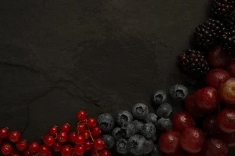 Selection of Red Fruits Foto stock