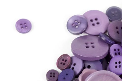 Selection selection of various purple buttons Photos
