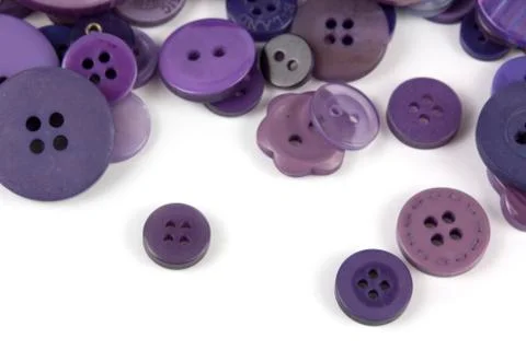 Selection selection of various purple buttons Photos