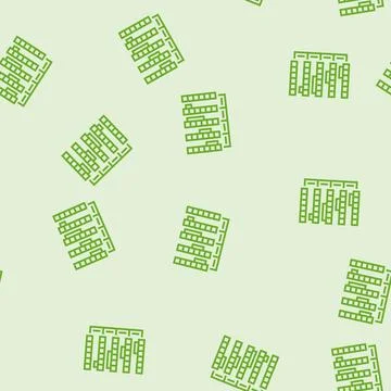 Selection sort algorithm line seamless pattern Stock Illustration