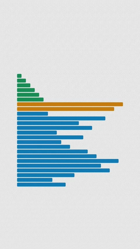 Selection Sort Clean No Text Algorithm Visualization 4K Vertical 9x16 Light Stock Footage 339515873