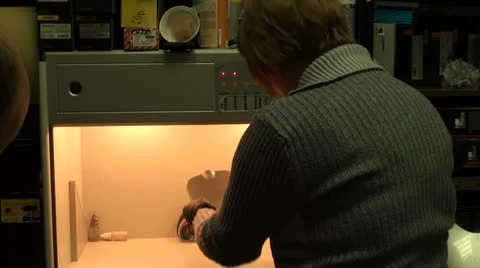 Selection of tone paint Stock Footage 21027498