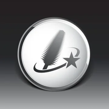 Selection of various mascara brushes isolated Stock Illustration