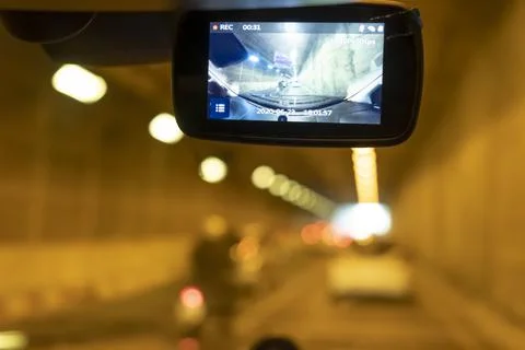Selective car camera is able to capture excellent and clear images while driv Stock Photos