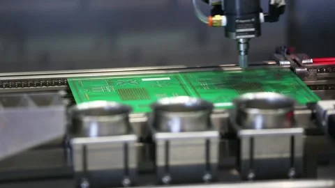 Selective conformal coating system Stock Footage 90104188