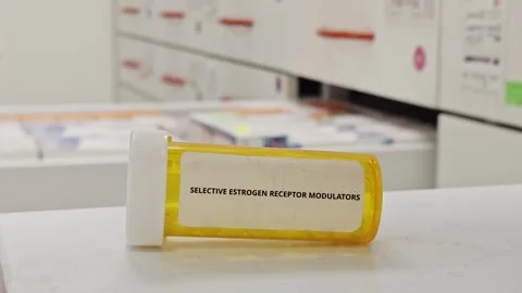 SELECTIVE ESTROGEN RECEPTOR MODULATORS for contraception menopause fertility Stock Footage 338027567