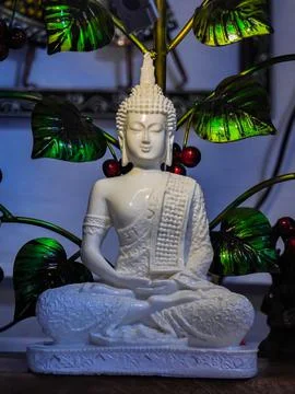 Selective focus on Buddha Stock Photos