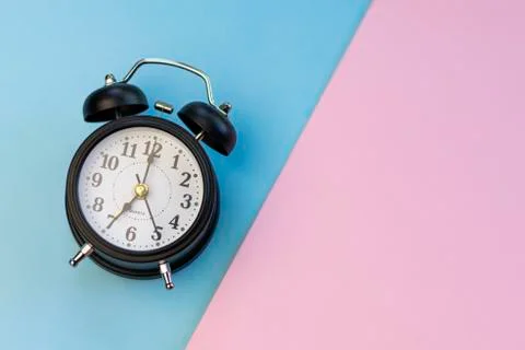 Selective focus. clock alarm, electronic Stock Photos