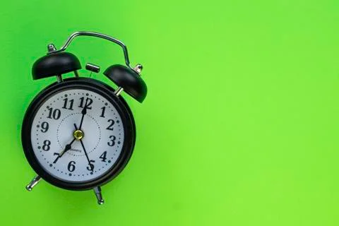 Selective focus. clock alarm, electronic Stock Photos