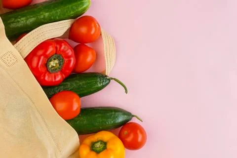 Selective focus, colored vegetables, the concept of proper nutrition Stock Photos