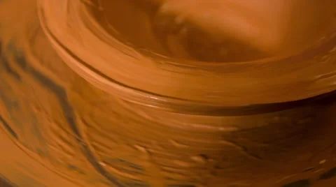 Selective focus on fresh crockery wheeling Stock Footage 48711646