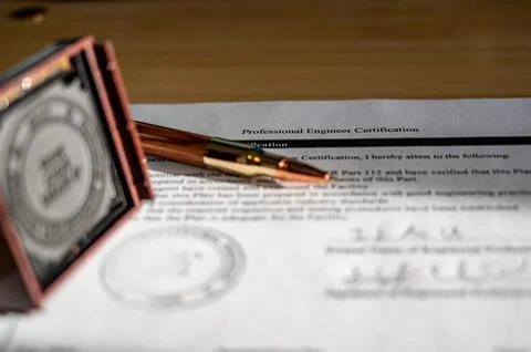 Selective focus on generic professional engineer, architecture. or surveyor Foto stock