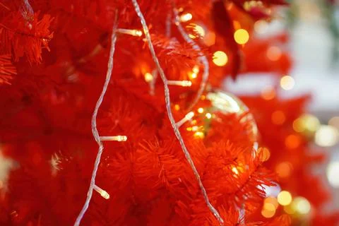 Selective focus led light decoration Stock Photos