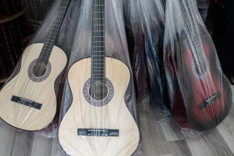 Selective focus of mey which is a Turkish musical instrument for sale in musi Stock Photos