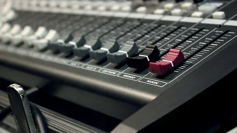 Selective focus music instrument and people background concept. Video stock 78977798