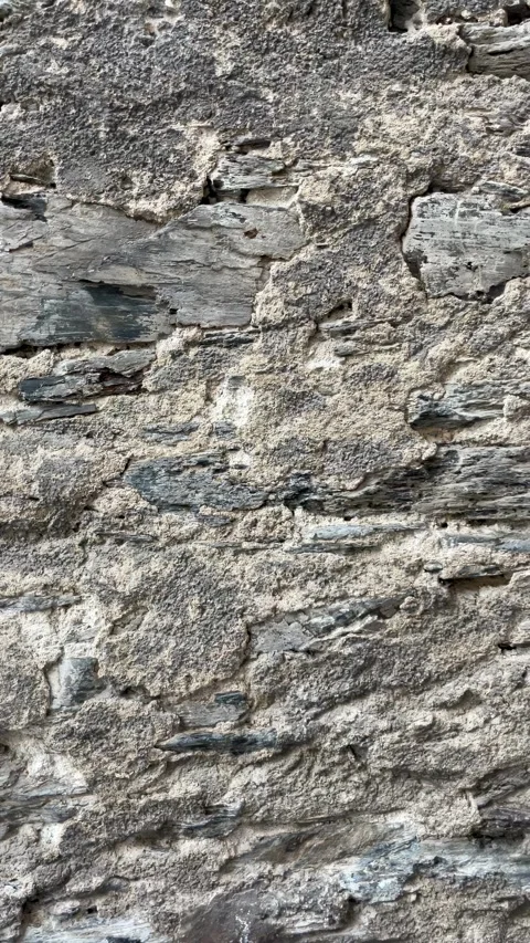 Selective focus on natural stone texture surface Stock Footage 345201851