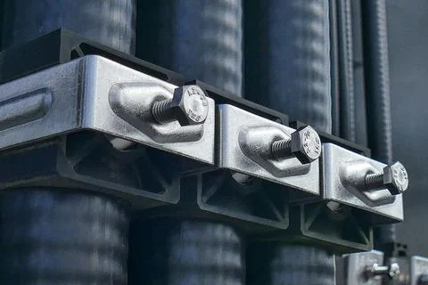 Selective Focus Photography of Gray Bolt and Knots Stock Photos