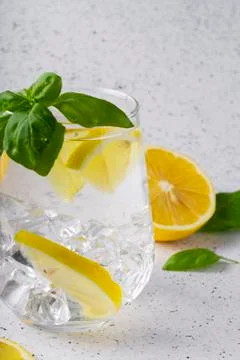 Selective focus, pure refreshing water Stock Photos
