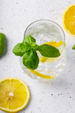 Selective focus, pure refreshing water Stock Photos