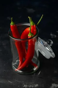 Selective focus, red burning before Stock Photos