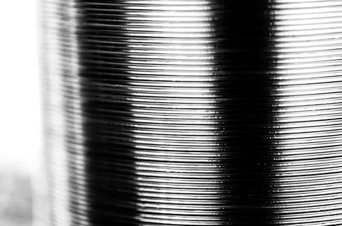 Selective focus on a sleeve of compact discs CD's used for storing electronic 스톡 사진