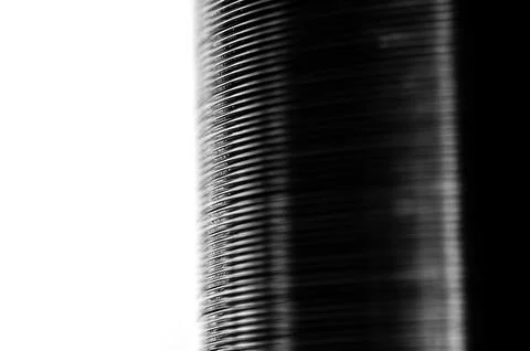 Selective focus on a sleeve of compact discs CD's used for storing electronic Stock Photos